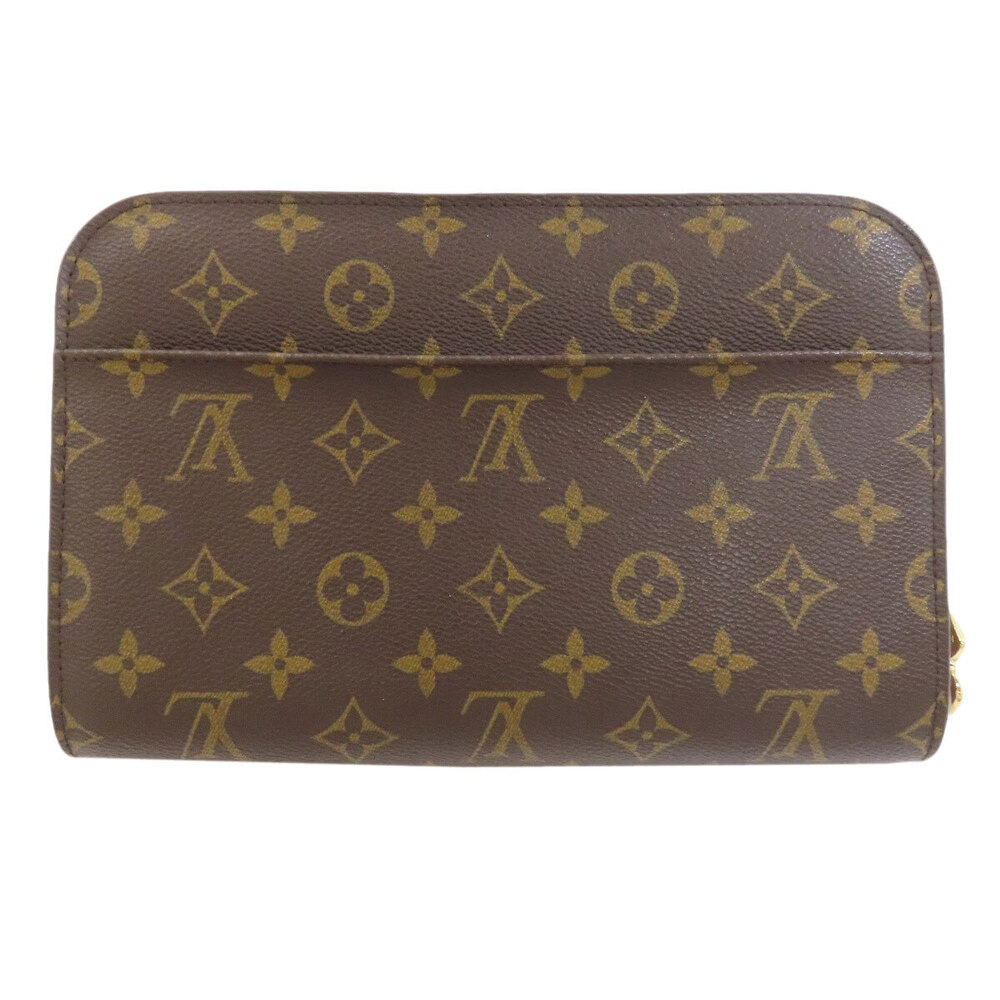 Louis Vuitton Monogram Canvas Bag Shoulder Orsay Brown